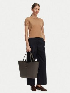BOSS Torebka 50563192 Brązowy ciemny. Brązowe shopper bag Boss, bez wzorów, ze skóry, bez dodatków. Za 750,99 zł.