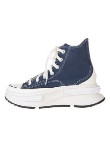 Converse Sneakersy "Run Star Legacy Hi CX" w kolorze granatowym rozmiar: 46,5. Niebieskie trampki Converse, bez wzorów, za kostkę, bez zapięcia. Za 210,32 zł.