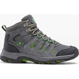 Wysokie buty trekkingowe Lico. Szare buty sportowe bonprix, bez wzorów, bez zapięcia. Za 269,99 zł.