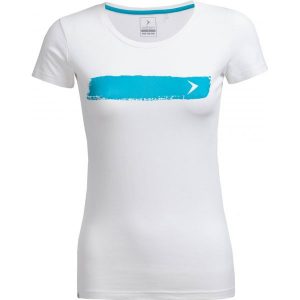 T-shirt damski TSD606 - biały - Outhorn. T-shirty marki Outhorn. W wyprzedaży za 24,99 zł.