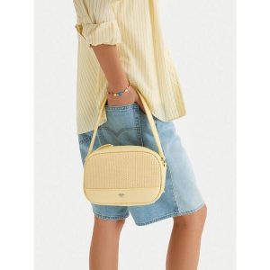 Torebka Roxy. Żółte torebki klasyczne Roxy, bez wzorów, bez dodatków. Za 139,99 zł.