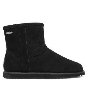 Śniegowce EMU Australia. Czarne buty zimowe EMU Australia, bez obcasa, bez zapięcia. Za 789,99 zł.