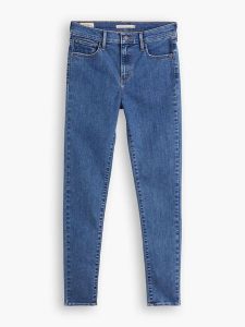 Levi´s Dżinsy - Skinny fit - w kolorze niebieskim rozmiar: W25/L30. Niebieskie jeansy z aplikacjami, z podwyższonym stanem. Za 197,17 zł.