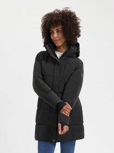 TRAVELIN' Parka "Rayna" w kolorze czarnym rozmiar: XL. Czarne płaszcze Travelin', s, bez wzorów, bez kaptura. Za 314,24 zł.