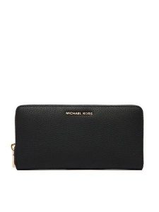 MICHAEL Michael Kors Portfel 32F5GJ6T7T Czarny. Czarne portfele MICHAEL Michael Kors, bez wzorów, ze skóry. Za 422,99 zł.