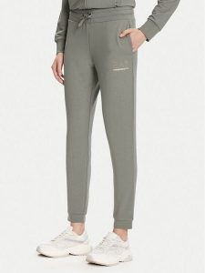 EA7 Emporio Armani Spodnie dresowe 8NTP66 TJ9RZ U8142 Zielony Regular Fit. Zielone spodnie dresowe EA7 Emporio Armani, s, bez wzorów, z dresówki. Za 349,99 zł.