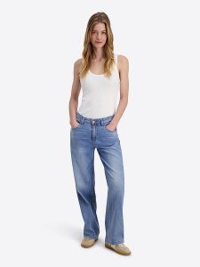 Timezone Dżinsy "Cora" - Comfort fit - w kolorze niebieskim rozmiar: W26/L32. Niebieskie jeansy Timezone, bez wzorów. Za 193,24 zł.