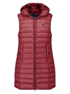 ANAPURNA Kamizelka pikowana "Vakitalana Long" w kolorze bordowym rozmiar: L. Czerwone kamizelki ANAPURNA, l, bez wzorów, bez kołnierzyka, bez ramiączek, bez kaptura. Za 165,99 zł.