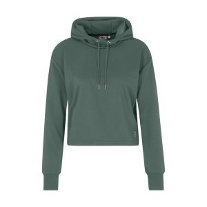 Bluza damska FILA Rheine Cropped Hoody. Czarne bluzy Fila, l, bez wzorów, bez kaptura. Za 129,99 zł.