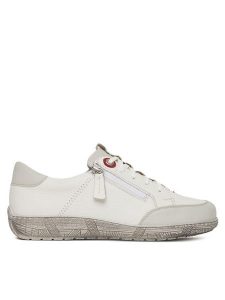 Go Soft Półbuty WI23-COMFORT-02 Biały. Białe półbuty Go Soft, bez wzorów, ze skóry, bez obcasa, na płaskiej podeszwie, bez zapięcia. Za 199,99 zł.