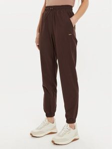 Athlecia Spodnie dresowe Hero W Track EA233336 Brązowy Regular Fit. Brązowe spodnie dresowe Athlecia, bez wzorów, z dresówki. Za 129,99 zł.