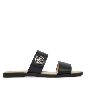 Klapki Beverly Hills Polo Club. Czarne klapki Beverly Hills Polo Club, bez wzorów, bez obcasa. Za 139,99 zł.