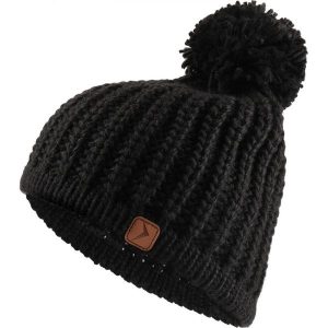 Czapka damska CAD615 - głęboka czerń - Outhorn. Czapki marki Outhorn. W wyprzedaży za 19,99 zł.