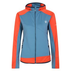Damska Warstwa Środkowa Traversing Core Stretch Midlayer. Brązowe kurtki Dare 2b, bez wzorów, bez kaptura. Za 84,99 zł.
