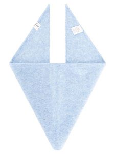 Zwillingsherz Chusta trójkątna "Uni " w kolorze błękitnym - 100 x 36 cm rozmiar: onesize. Niebieskie apaszki i chusty Zwillingsherz, bez wzorów, z materiału. Za 82,95 zł.