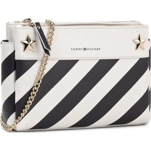 Torebka TOMMY HILFIGER - Cool Hardware Crossover Stripe AW0AW05256 901. Torebki klasyczne marki TOMMY HILFIGER. W wyprzedaży za 419,00 zł.