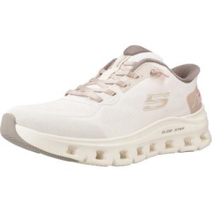 Buty SKECHERS GLIDE STEP PRO PURE MOTION Beżowy. Brązowe buty trekkingowe Skechers, z tkaniny, bez zapięcia. Za 407,15 zł.
