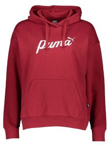 Puma Bluza "Essentials+" w kolorze czerwonym rozmiar: S. Czerwone bluzy Puma, s, bez wzorów, z kapturem. Za 127,35 zł.