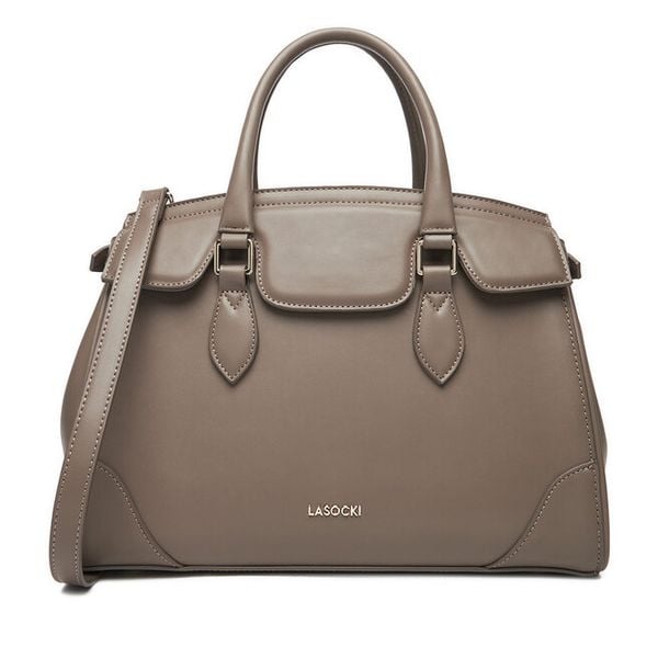 Torebka Lasocki. Szare torebki klasyczne Lasocki, bez wzorów, bez dodatków. Za 199,99 zł.