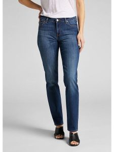 Lee Dżinsy - Comfort fit - w kolorze granatowym rozmiar: W28/L33. Niebieskie jeansy Lee, z aplikacjami, ze skóry. Za 109,78 zł.