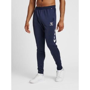 Spodnie do biegania Hummel hmlCORE. Czarne spodnie dresowe Hummel, xs, bez wzorów, z dresówki. Za 180,00 zł.