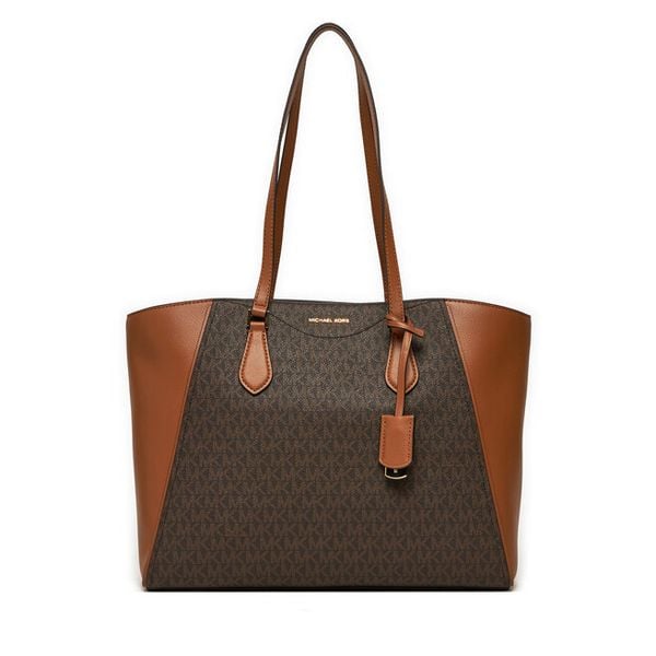 Torebka MICHAEL Michael Kors. Brązowe shopper bag MICHAEL Michael Kors, bez wzorów, bez dodatków. Za 739,99 zł.
