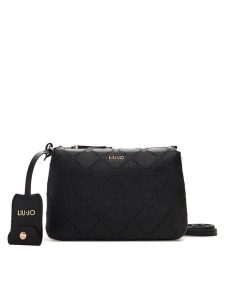 Liu Jo Torebka Ecs S Crossbody AF5072 E0538 Czarny. Czarne listonoszki Liu Jo, bez wzorów, ze skóry, bez dodatków. Za 489,99 zł.
