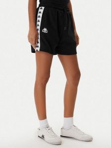 Kappa Szorty sportowe Banda Ivissa 361R6NW Czarny Regular Fit. Czarne spodenki sportowe Kappa, xl, bez wzorów, z bawełny. Za 129,99 zł.