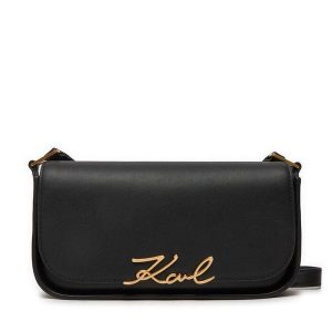 Torebka KARL LAGERFELD. Brązowe listonoszki KARL LAGERFELD, bez wzorów, bez dodatków. Za 639,99 zł.