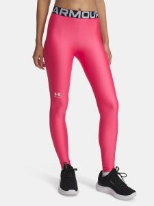 Legginsy damskie Under Armour UA HG Legging-PNK. Czerwone legginsy Under Armour, bez wzorów, z materiału. Za 229,65 zł.