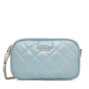 Torebka Nine West. Niebieskie listonoszki Nine West, bez wzorów, bez dodatków. Za 149,99 zł.