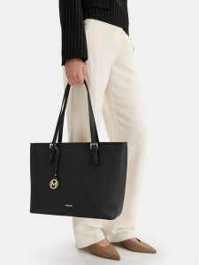 MEXX Torebka CEO-MEXX-X-005-07 Czarny. Czarne shopper bag Mexx, bez wzorów, z materiału, bez dodatków. Za 159,99 zł.
