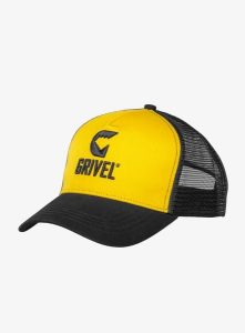 Czapka z daszkiem Grivel Trucker Cap Logo - yellow. Żółte czapki GRIVEL, bez wzorów. Za 105,59 zł.