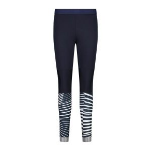 Damskie legginsy CMP. Czarne legginsy CMP, bez wzorów, z dresówki, do biegania. Za 266,50 zł.