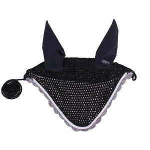 Czapka Q-essentials Color. Czarne czapki QHP, bez wzorów, z bawełny, eleganckie. Za 105,00 zł.