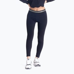 Legginsy damskie LEONE 1947 Shine On. Czarne legginsy LEONE 1947, bez wzorów. Za 119,99 zł.