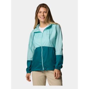 Kurtka przeciwwiatrowa damska Columbia Flash Forward II Windbreaker. Niebieskie kurtki Columbia, bez wzorów, z softshellu, bez kaptura. Za 161,99 zł.