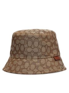 Coach Kapelusz 29CCN94 Brązowy. Brązowe kapelusze Coach, bez wzorów, z poliesteru. Za 319,99 zł.