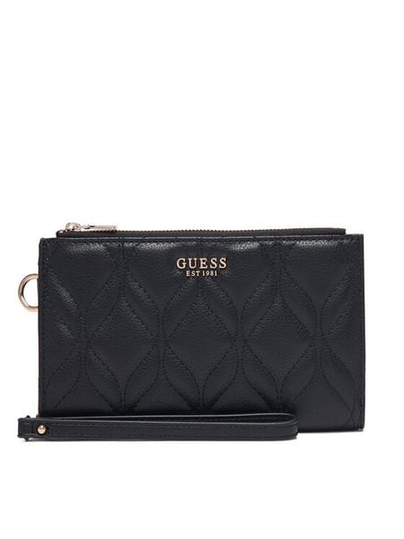 Guess Portfel Maxine Slg SWQG97 33157 Czarny. Czarne portfele Guess, z aplikacjami, ze skóry. Za 294,99 zł.