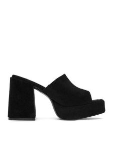 DeeZee Klapki CEO-HY7562-10 Czarny. Czarne klapki DeeZee, bez wzorów, z materiału, bez obcasa. Za 139,99 zł.