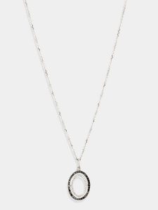 Maison héritage PARIS Złota zawieszka "Elaine" z diamentami rozmiar: onesize. Szare zawieszki Maison héritage PARIS, z diamentem, złote. Za 1 470,99 zł.