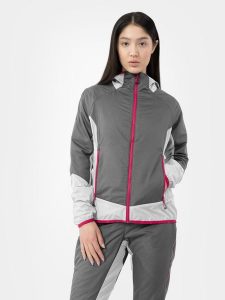 4F Kurtka skiturowa Primaloft® Active damska L. Szare kurtki 4f, na zimę, l, bez wzorów, z dzianiny, bez kaptura. W wyprzedaży za 119,99 zł.