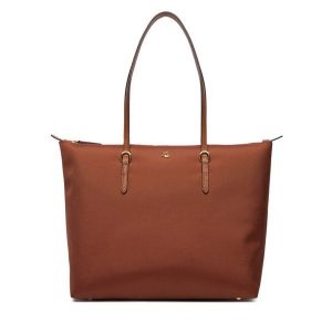 Torebka LAUREN RALPH LAUREN. Brązowe torebki klasyczne Lauren Ralph Lauren, bez wzorów, bez dodatków. Za 639,99 zł.