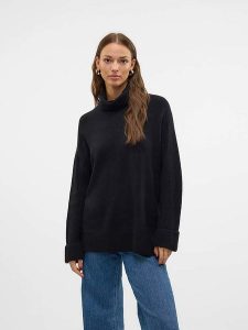 Vero Moda Golf w kolorze czarnym rozmiar: XS. Czarne golfy Vero Moda, bez wzorów. Za 98,95 zł.