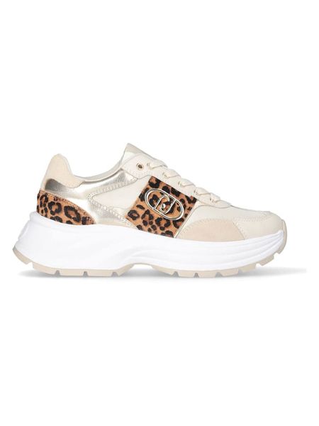 Liu Jo Sneakersy w kolorze złoto-jasnobrązowo-kremowym rozmiar: 37. Brązowe trampki Liu Jo, bez wzorów, z materiału, bez zapięcia. Za 301,48 zł.