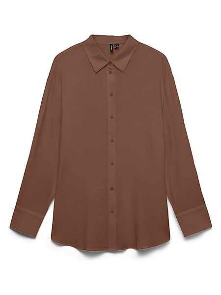 Vero Moda Koszula w kolorze jasnobrązowym rozmiar: M. Brązowe koszule Vero Moda, m, bez wzorów, bez kołnierzyka, bez ramiączek. Za 134,95 zł.