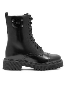 Lasocki Trapery RST-BETINA-06 Czarny. Czarne buty zimowe Lasocki, ze skóry, bez obcasa, bez zapięcia. Za 329,99 zł.