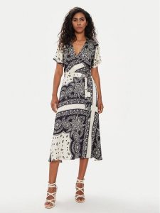 Liu Jo Sukienka codzienna MA4255 T3764 Beżowy Regular Fit. Brązowe kombinezony Liu Jo, na co dzień, bez wzorów, z wiskozy, bez kołnierzyka, bez ramiączek, proste. Za 689,99 zł.