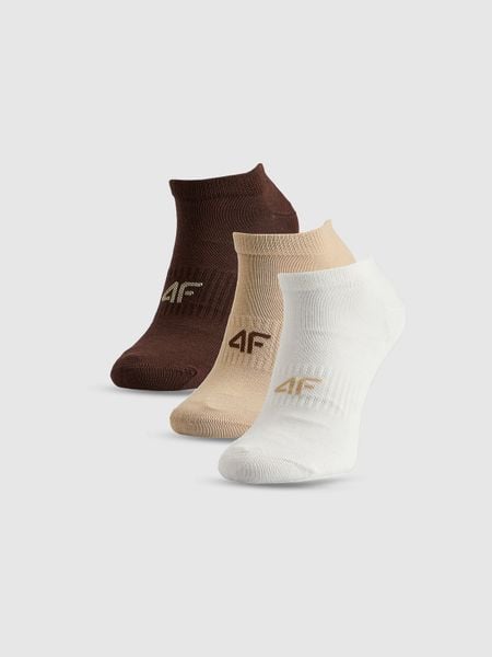 4F Skarpetki stopki (3-pack) damskie - multikolor 39-42. Skarpetki 4f, bez wzorów, z bawełny. Za 49,99 zł.