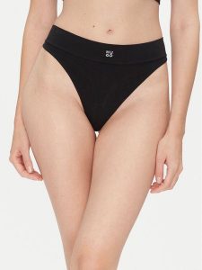 HUGO Stringi 50545746 Czarny. Czarne stringi Hugo, bez wzorów. Za 99,99 zł.